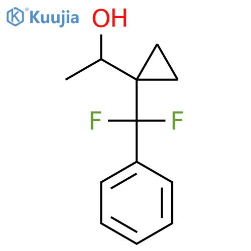 1-{1-difluoro(phenyl)methylcyclopropyl}ethan-1-ol structure