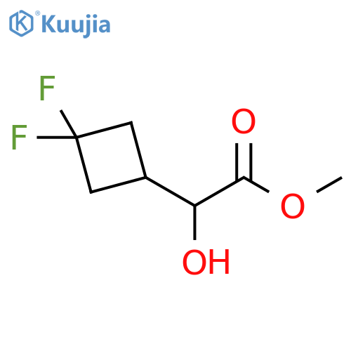 methyl 2-(3,3-difluorocyclobutyl)-2-hydroxyacetate structure