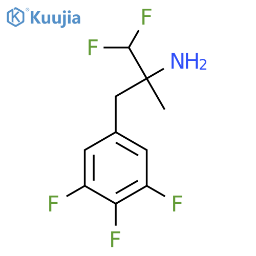 1,1-Difluoro-2-methyl-3-(3,4,5-trifluorophenyl)propan-2-amine structure