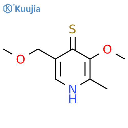 3-methoxy-5-(methoxymethyl)-2-methylpyridine-4-thiol structure