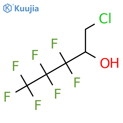 1-chloro-3,3,4,4,5,5,5-heptafluoropentan-2-ol structure