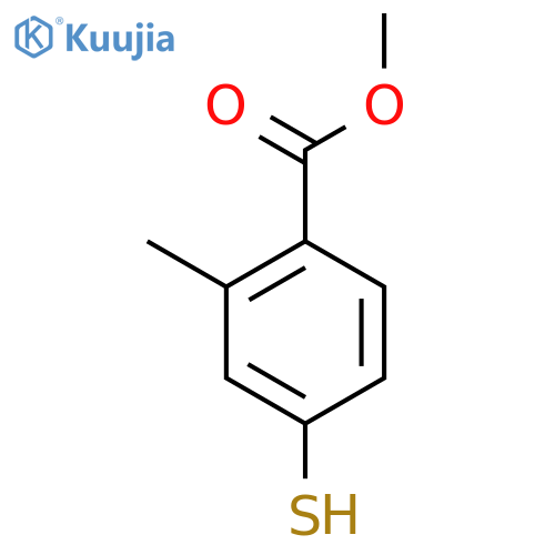 methyl 2-methyl-4-sulfanylbenzoate structure