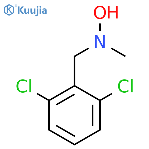 N-(2,6-dichlorophenyl)methyl-N-methylhydroxylamine structure