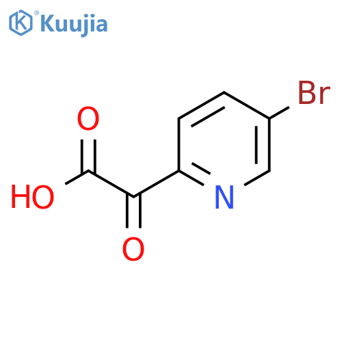 2-(5-bromopyridin-2-yl)-2-oxoacetic acid structure