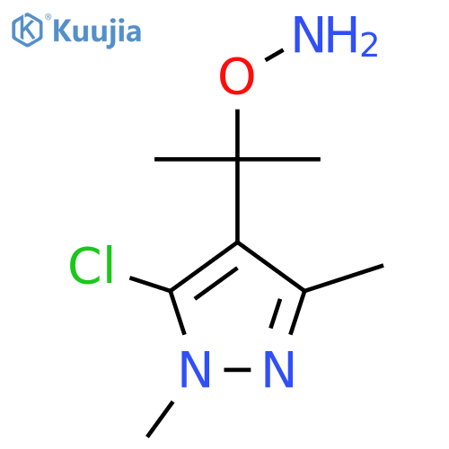 O-2-(5-chloro-1,3-dimethyl-1H-pyrazol-4-yl)propan-2-ylhydroxylamine structure