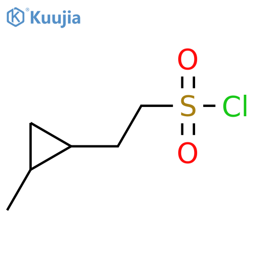2-(2-methylcyclopropyl)ethane-1-sulfonyl chloride structure