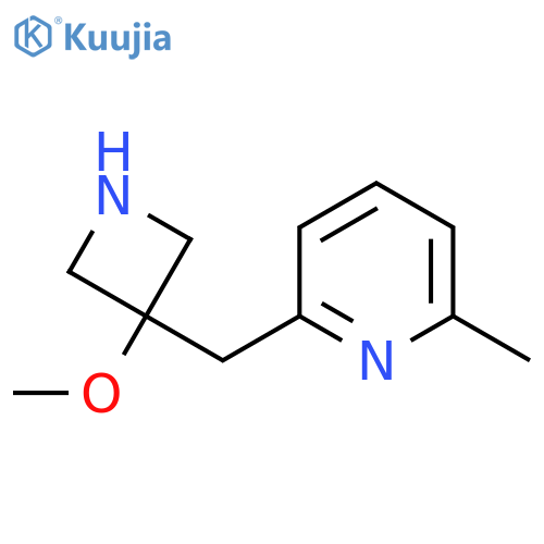 2-(3-methoxyazetidin-3-yl)methyl-6-methylpyridine structure