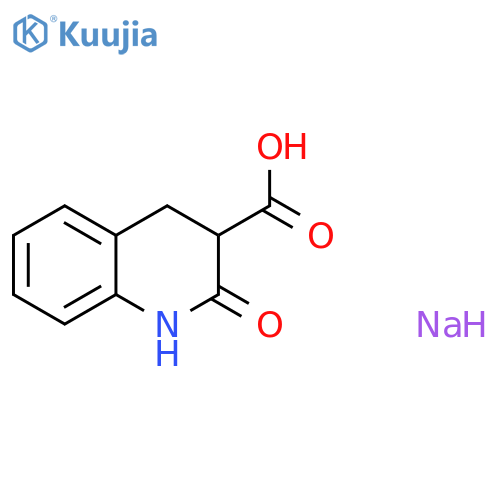 sodium 2-oxo-1,2,3,4-tetrahydroquinoline-3-carboxylate structure
