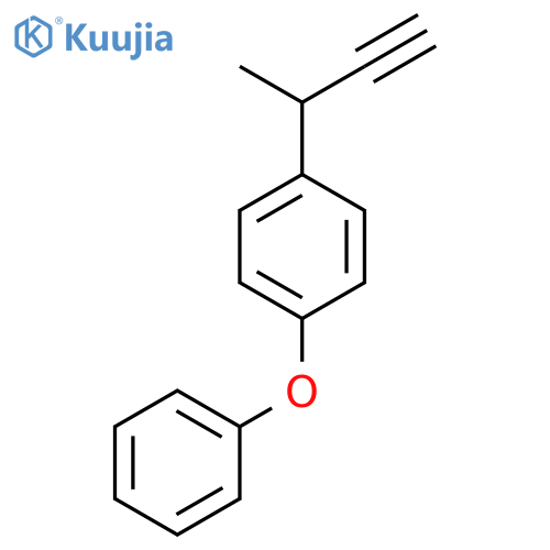 1-(but-3-yn-2-yl)-4-phenoxybenzene structure