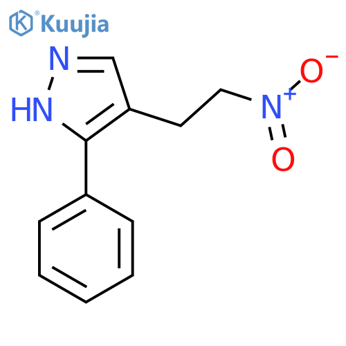 4-(2-nitroethyl)-3-phenyl-1H-pyrazole structure