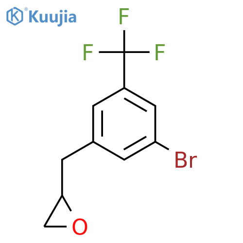 2-{3-bromo-5-(trifluoromethyl)phenylmethyl}oxirane structure