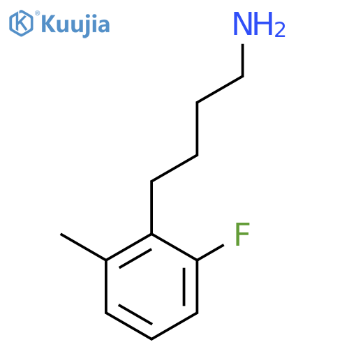 4-(2-fluoro-6-methylphenyl)butan-1-amine structure