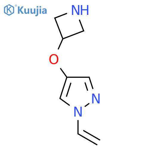 4-(azetidin-3-yloxy)-1-ethenyl-1H-pyrazole structure