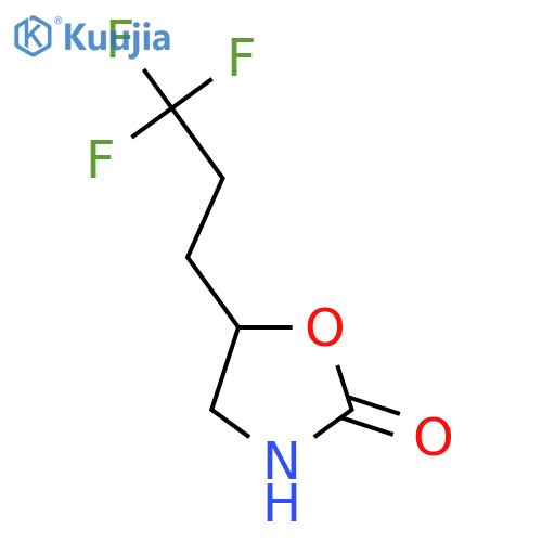 5-(3,3,3-trifluoropropyl)-1,3-oxazolidin-2-one structure