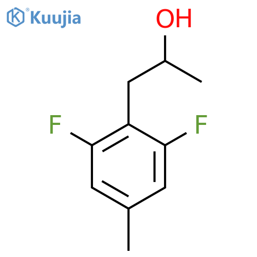 1-(2,6-difluoro-4-methylphenyl)propan-2-ol structure