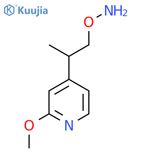 O-2-(2-methoxypyridin-4-yl)propylhydroxylamine structure