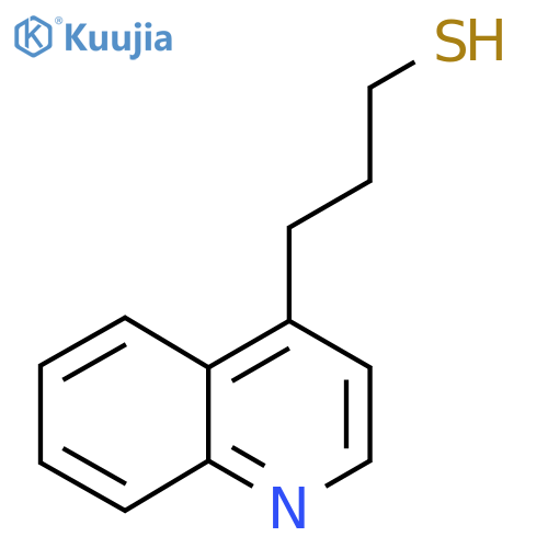 3-(quinolin-4-yl)propane-1-thiol structure