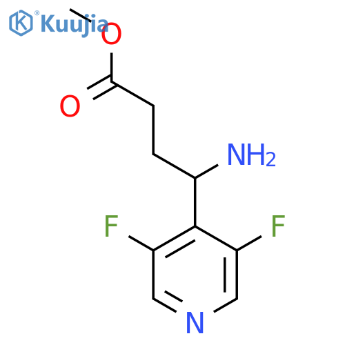 methyl 4-amino-4-(3,5-difluoropyridin-4-yl)butanoate structure