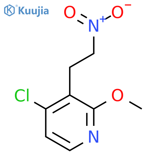 4-chloro-2-methoxy-3-(2-nitroethyl)pyridine structure