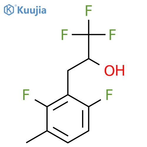 3-(2,6-difluoro-3-methylphenyl)-1,1,1-trifluoropropan-2-ol structure