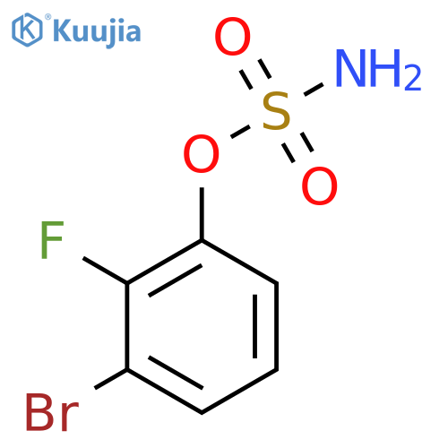 3-bromo-2-fluorophenyl sulfamate structure