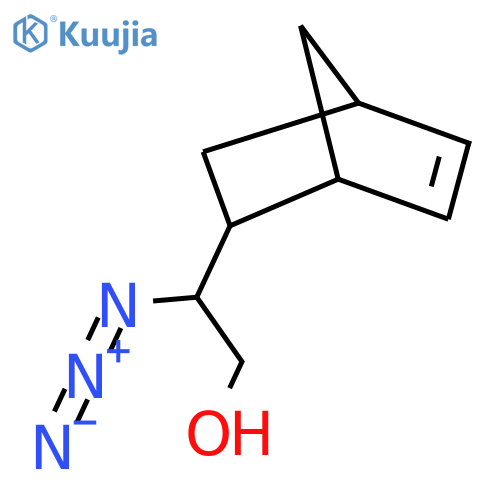 2-azido-2-{bicyclo2.2.1hept-5-en-2-yl}ethan-1-ol structure