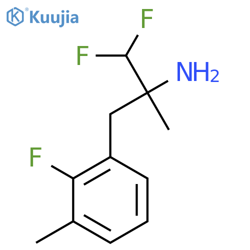 1,1-difluoro-3-(2-fluoro-3-methylphenyl)-2-methylpropan-2-amine structure