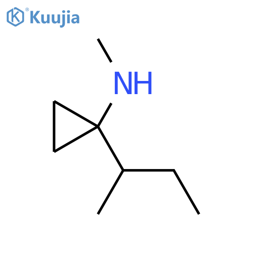 1-(butan-2-yl)-N-methylcyclopropan-1-amine structure