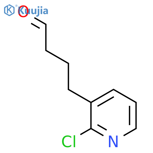 4-(2-chloropyridin-3-yl)butanal structure