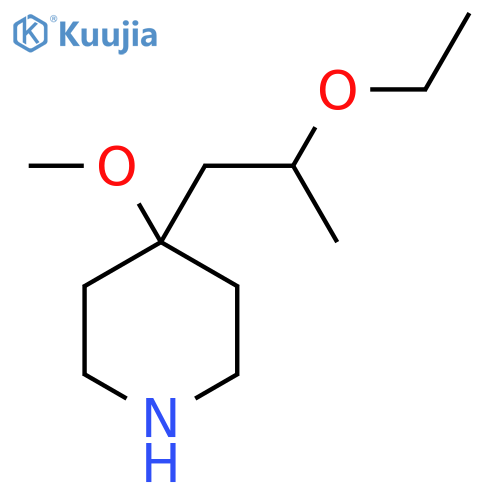 4-(2-ethoxypropyl)-4-methoxypiperidine structure