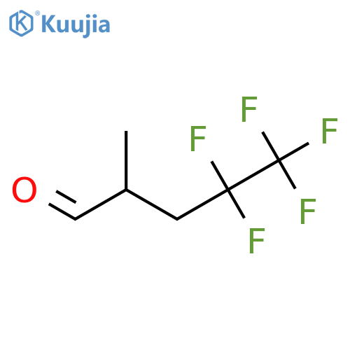 4,4,5,5,5-pentafluoro-2-methylpentanal structure