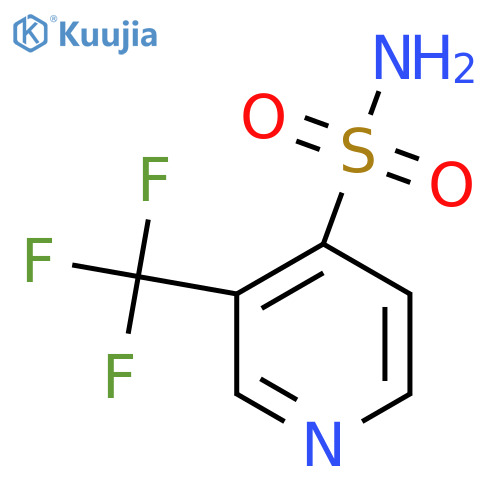 3-(trifluoromethyl)pyridine-4-sulfonamide structure