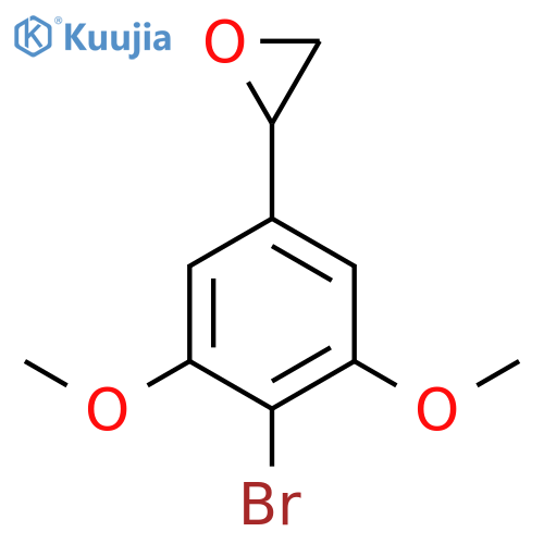 2-(4-bromo-3,5-dimethoxyphenyl)oxirane structure