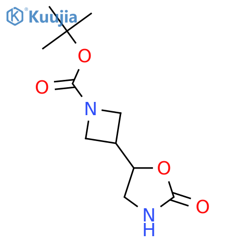 Tert-butyl 3-(2-oxo-1,3-oxazolidin-5-yl)azetidine-1-carboxylate structure