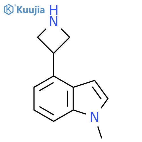 4-(azetidin-3-yl)-1-methyl-1H-indole structure