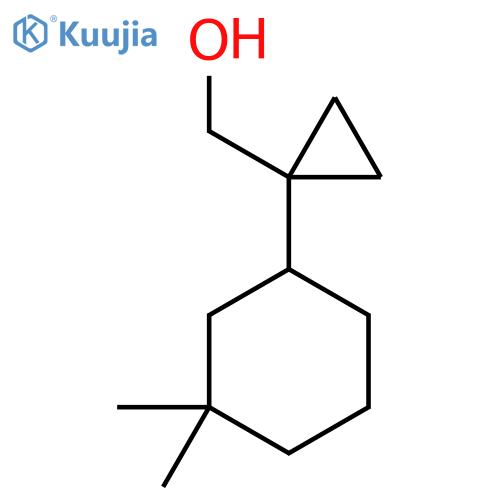 1-(3,3-dimethylcyclohexyl)cyclopropylmethanol structure