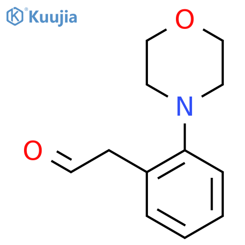 2-2-(morpholin-4-yl)phenylacetaldehyde structure