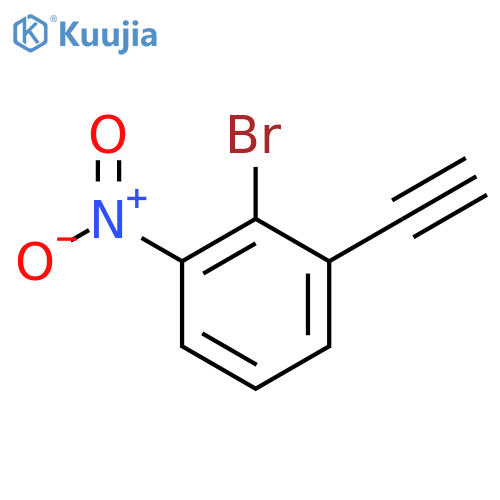 2-bromo-1-ethynyl-3-nitrobenzene structure