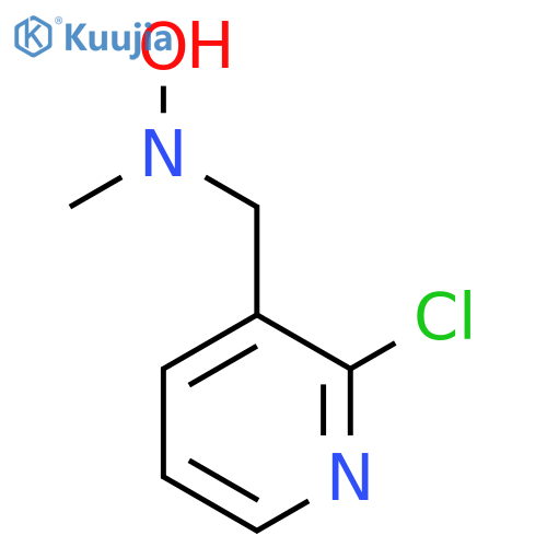 N-(2-chloropyridin-3-yl)methyl-N-methylhydroxylamine structure