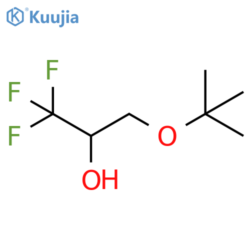 3-(tert-butoxy)-1,1,1-trifluoropropan-2-ol structure