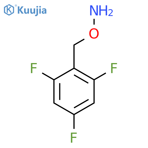 O-(2,4,6-trifluorophenyl)methylhydroxylamine structure