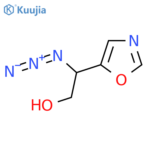 2-azido-2-(1,3-oxazol-5-yl)ethan-1-ol structure
