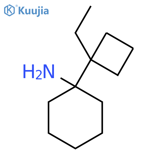 1-(1-ethylcyclobutyl)cyclohexan-1-amine structure