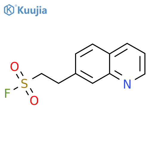 2-(quinolin-7-yl)ethane-1-sulfonyl fluoride structure