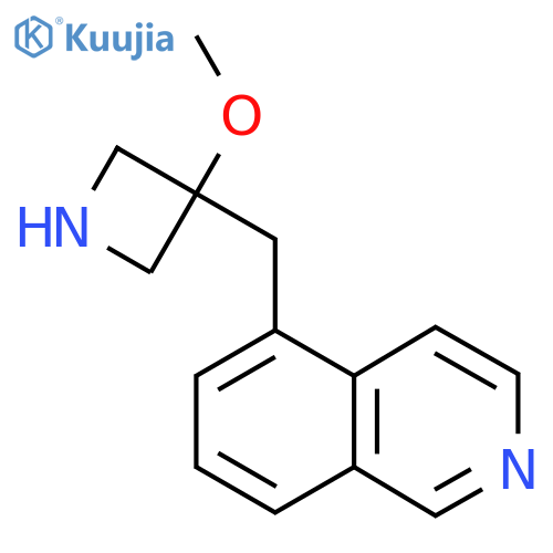 5-(3-methoxyazetidin-3-yl)methylisoquinoline structure