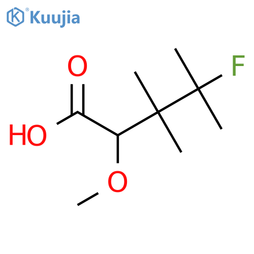 4-fluoro-2-methoxy-3,3,4-trimethylpentanoic acid structure