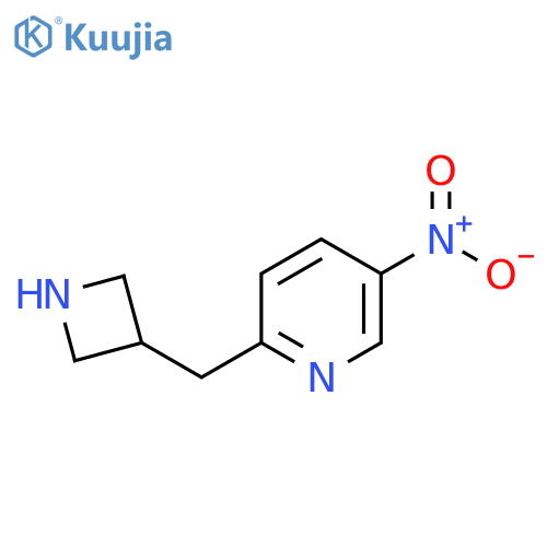2-(azetidin-3-yl)methyl-5-nitropyridine structure