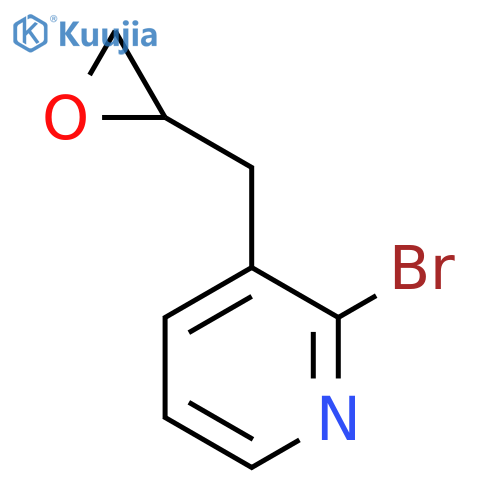 2-bromo-3-(oxiran-2-yl)methylpyridine structure