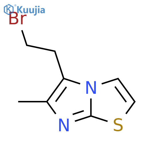 5-(2-bromoethyl)-6-methylimidazo2,1-b1,3thiazole structure