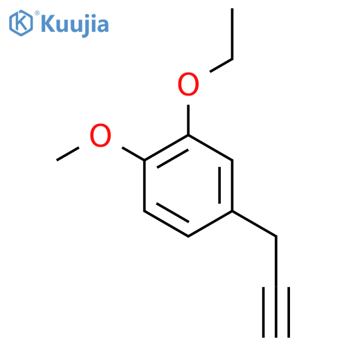 2-ethoxy-1-methoxy-4-(prop-2-yn-1-yl)benzene structure